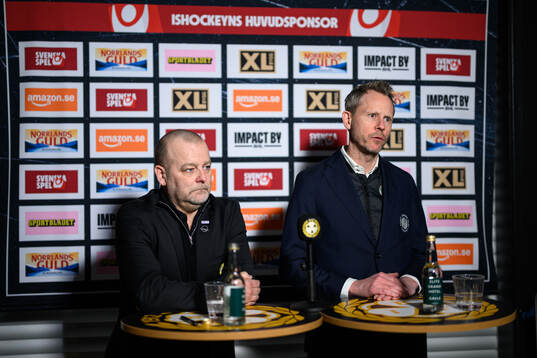 Brynäs tränare Niklas Gällstedt och Frölundas tränare