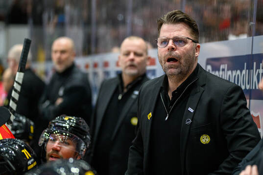 Brynäs assisterande tränare Ove Molin reagerar