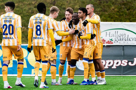 IFK Göteborgs Saidou Alioum Moubarak jublar