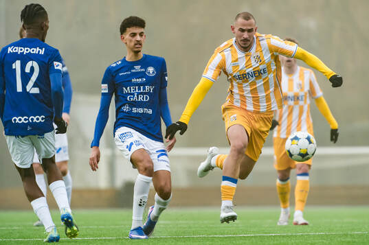 Trelleborgs Jacob Christiansen och IFK Göteborgs Tiago