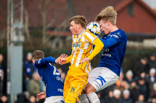 IFK Göteborgs Benjamin Brantlind och Trelleborgs Oskar