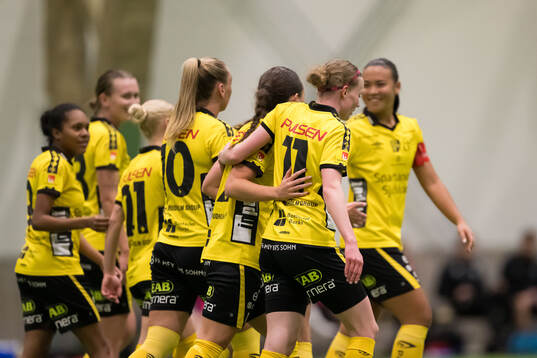 Elfsborgs spelare jublar