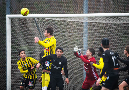 26028 IFK Hässleholms målvakt Alve Lind i