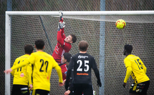 26028 IFK Hässleholms målvakt Alve Lind i