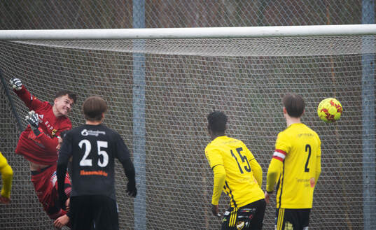 26028 IFK Hässleholms målvakt Alve Lind i