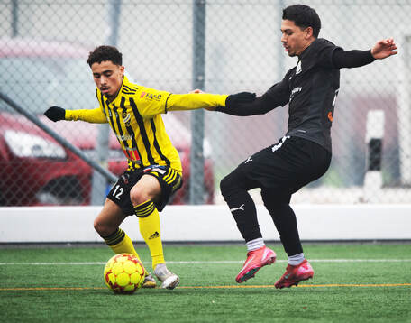IFK Hässleholms Zidane Sala i träningsmatchen mellan IFK