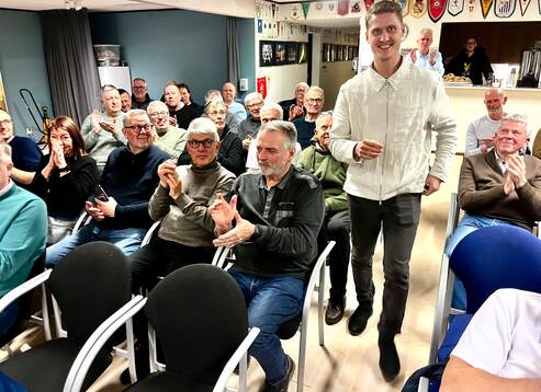 26026 Pär Hansson var gäst på IFK Hässleholms kafé och