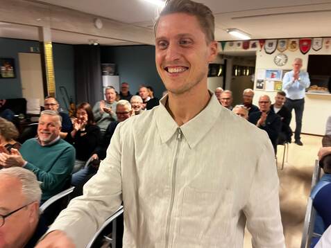 26026 Pär Hansson var gäst på IFK Hässleholms kafé och