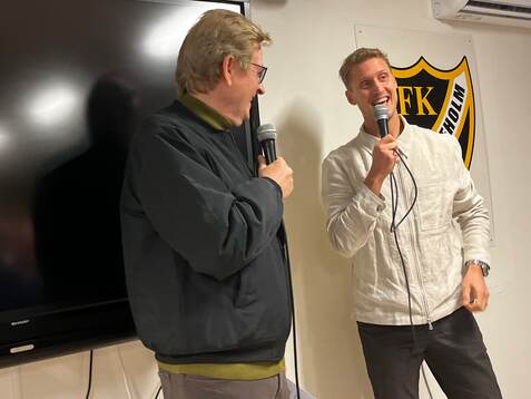 26026 Pär Hansson var gäst på IFK Hässleholms kafé och