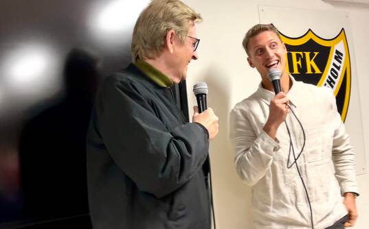 26026 Pär Hansson var gäst på IFK Hässleholms kafé och