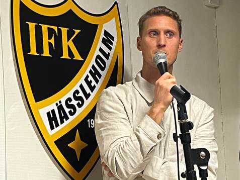 26026 Pär Hansson var gäst på IFK Hässleholms kafé och