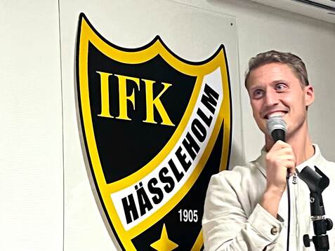 26026 Pär Hansson var gäst på IFK Hässleholms kafé och