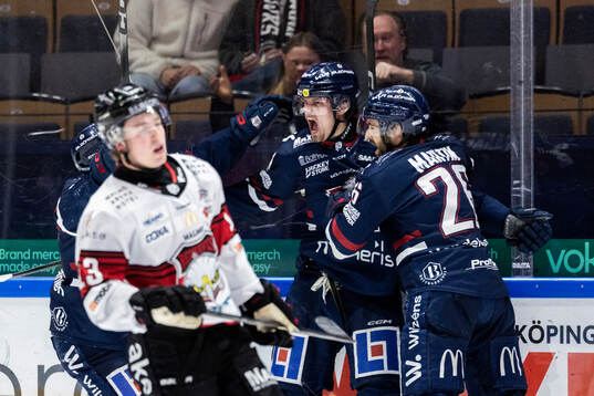 Linköpings Eskild Bakke Olsen jublar