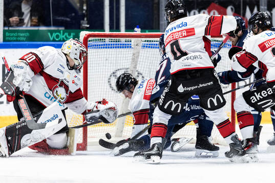 Linköpings Rasmus Rissanen gör 1-1 bakom Malmö Redhawks