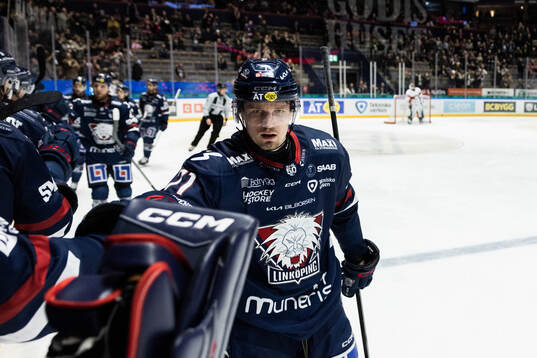 Linköpings Eskild Bakke Olsen jublar