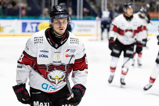 Malmö Redhawks Lauri Pajuniemi jublar