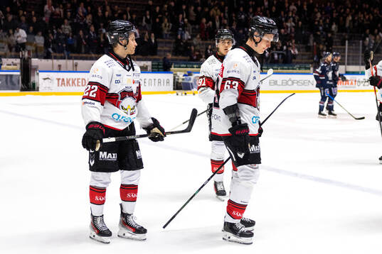 Malmö Redhawks Janne Kuokkanen och Fredrik Händemark