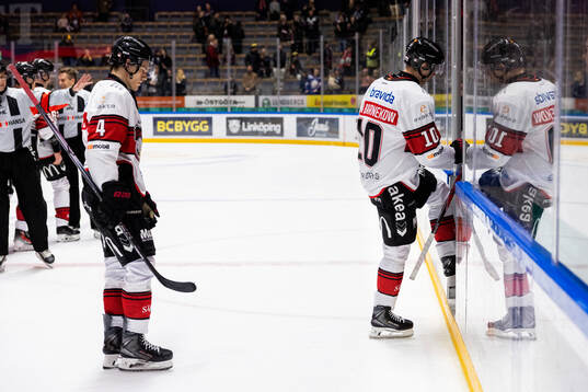 Malmö Redhawks Martin Schreiber och William Von Barnekow