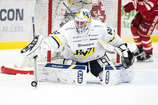 HV71s målvakt Felix Sandström