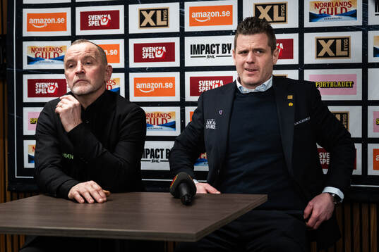 Luleås tränare Thomas Berglund och Skellefteås tränare