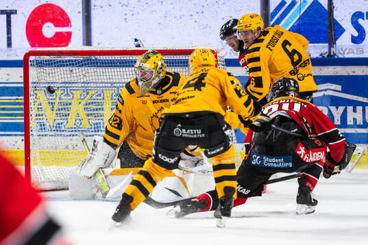 Skellefteås målvakt Linus Söderström och Luleås