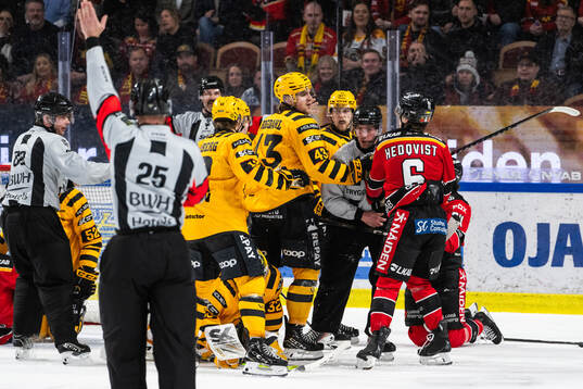 Skellefteås Max Krogdahl och Luleås Isac Hedqvist