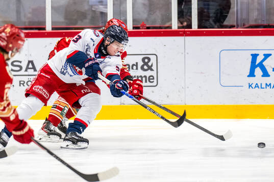Oskarshamns Ludvig Östman och Kalmars Albin Storm