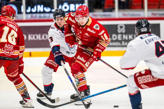 Oskarshamns Ludvig Östman och Kalmars Eddie Levin