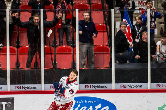 Oskarshamns Viggo Nordlund jublar