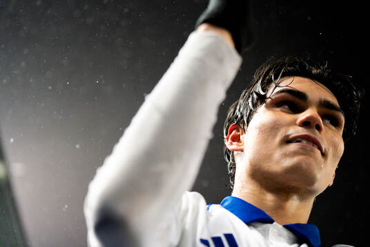 IFK Norrköpings Noel Sernelius jublar