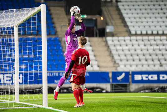 IFK Norrköpings målvakt Theo Krantz och Landskronas