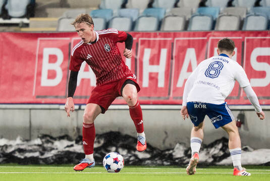 Landskronas Gustaf Westström och IFK Norrköpings Ryan