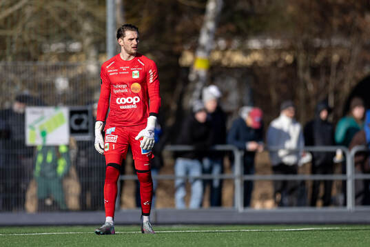 Varbergs målvakt Oscar Ekman