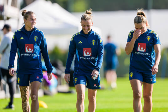 Filippa Angeldahl, Julia Zigiotti Olme and Johanna Rytting