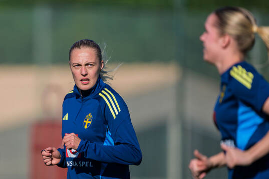 Elma Junttila Nelhage at a training session with the