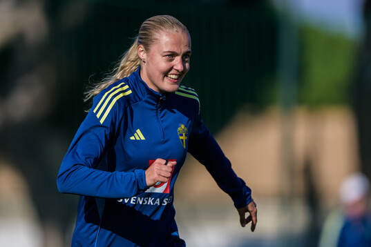 Elma Junttila Nelhage at a training session with the