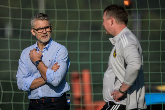 Niclas Carlnén, general secretary and Kim Källström,