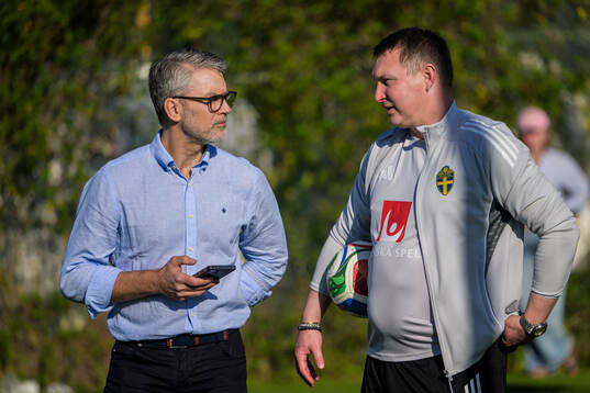 Niclas Carlnén, general secretary and Kim Källström,