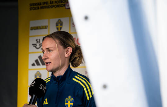 Matilda Vinberg of the women's national football team of