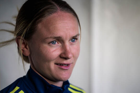 Matilda Vinberg of the women's national football team of