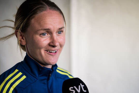 Matilda Vinberg of the women's national football team of