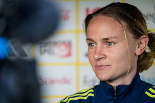 Matilda Vinberg of the women's national football team of