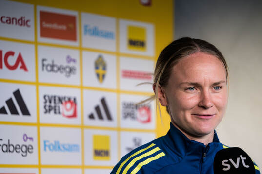 Matilda Vinberg of the women's national football team of