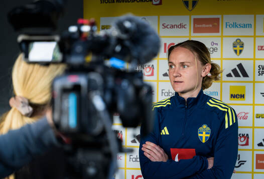 Matilda Vinberg of the women's national football team of