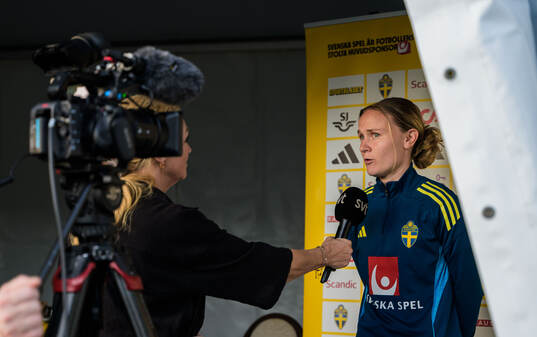 Matilda Vinberg of the women's national football team of
