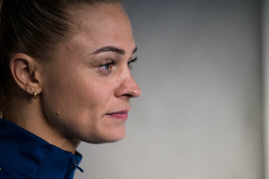 Fridolina Rolfö of the women's national football team of