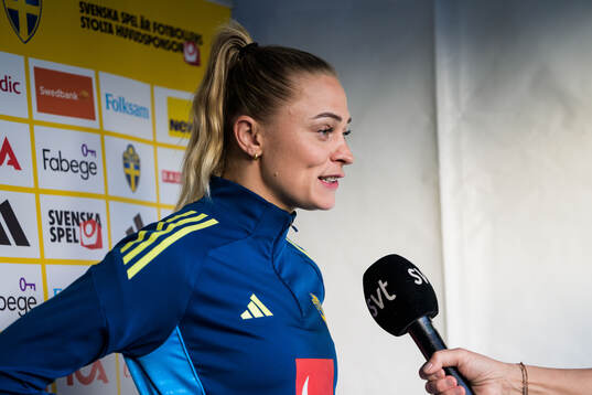 Fridolina Rolfö of the women's national football team of
