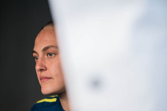 Elma Junttila Nelhage of the women's national football team