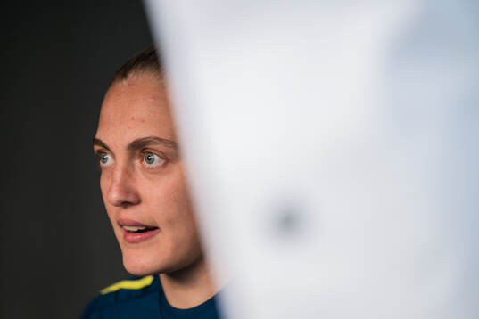 Elma Junttila Nelhage of the women's national football team