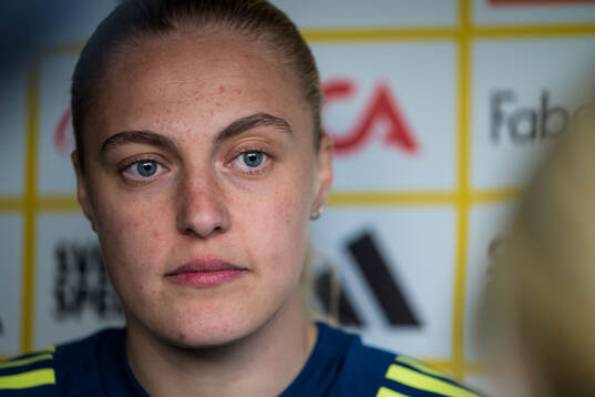 Elma Junttila Nelhage of the women's national football team